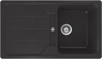 Kuchyňský granitový dřez FORMHAUS D-100 Nero